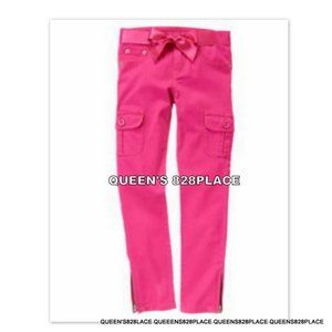 Nwt Gymboree Girls Size 4 Pink Stretch Belt Pants